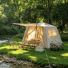 5.76 m ² Inflatable Tents for Camping with canopy, Blow Up Tent with Hand Pump, Easy Setup InflatableTent 4 Season Tent