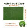 5ft x 10ft Artificial Turf Mat with Drainage Holes. Thick Fake Grass with Rubber Backing, Ideal for Indoor/Outdoor Pet Areas, Garden, Lawn