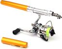 Fishing Rod Reel Combo Mini Pen Fishing Pole Kit Telescopic Fishing Rod Spinning Reel Combo Kit