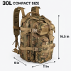 Small Military Tactical Backpack 30L Assault Backpack Tactical Bag for Outdoor,Hiking, Camping Travel
