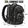 Small Military Tactical Backpack 30L Assault Backpack Tactical Bag for Outdoor,Hiking, Camping Travel