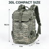 Small Military Tactical Backpack 30L Assault Backpack Tactical Bag for Outdoor,Hiking, Camping Travel