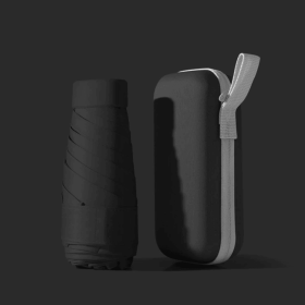 Umbrella With Storage Case (Color: BLACK)