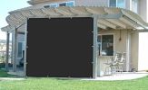 55%  Shade Fabric Sun Shade Cloth with Grommets for Pergola Cover Canopy in Black
