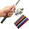 Fishing Rod Reel Combo Mini Pen Fishing Pole Kit Telescopic Fishing Rod Spinning Reel Combo Kit