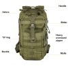 Small Military Tactical Backpack 30L Assault Backpack Tactical Bag for Outdoor,Hiking, Camping Travel